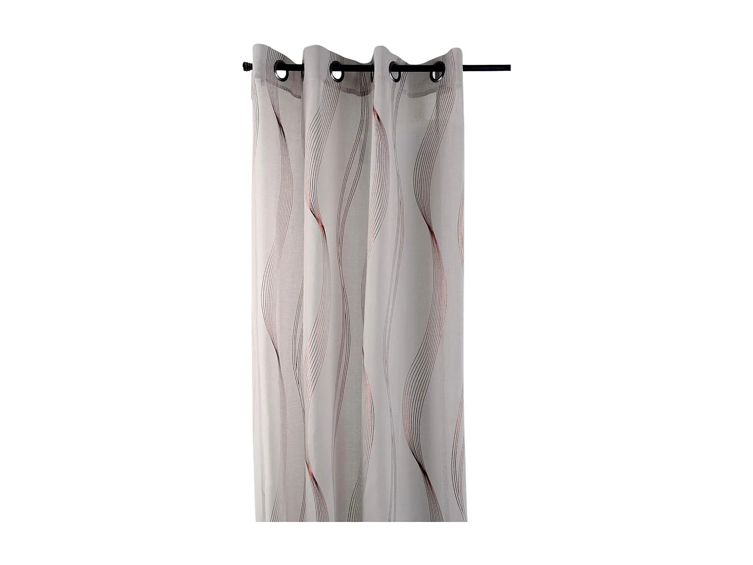 Voile mit wellenförmigen Streifen