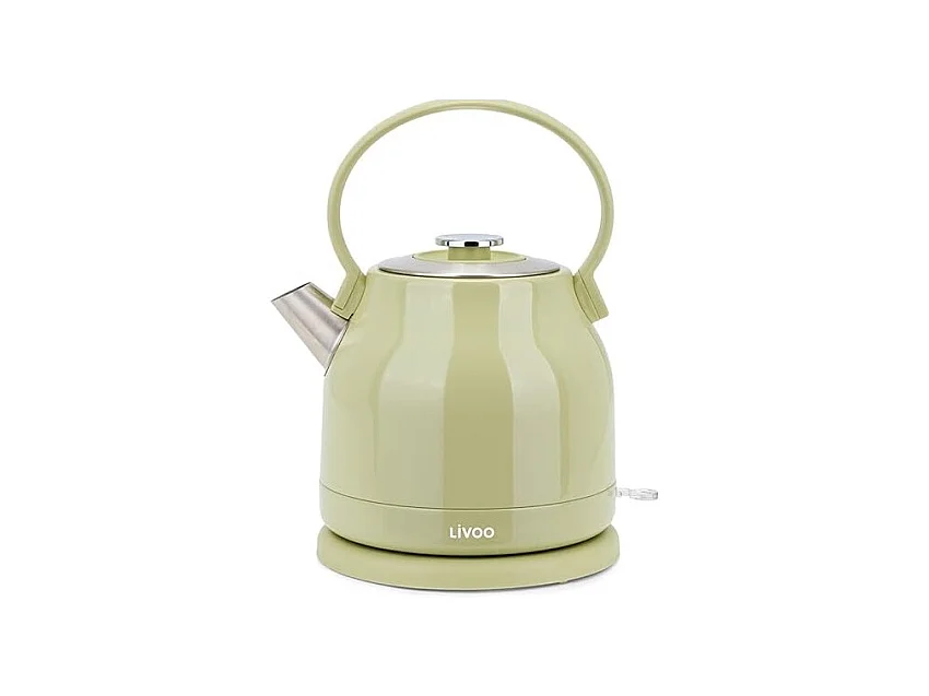 Livoo Bouilloire électrique 1.5l 2200w vert/gris - DOD202M