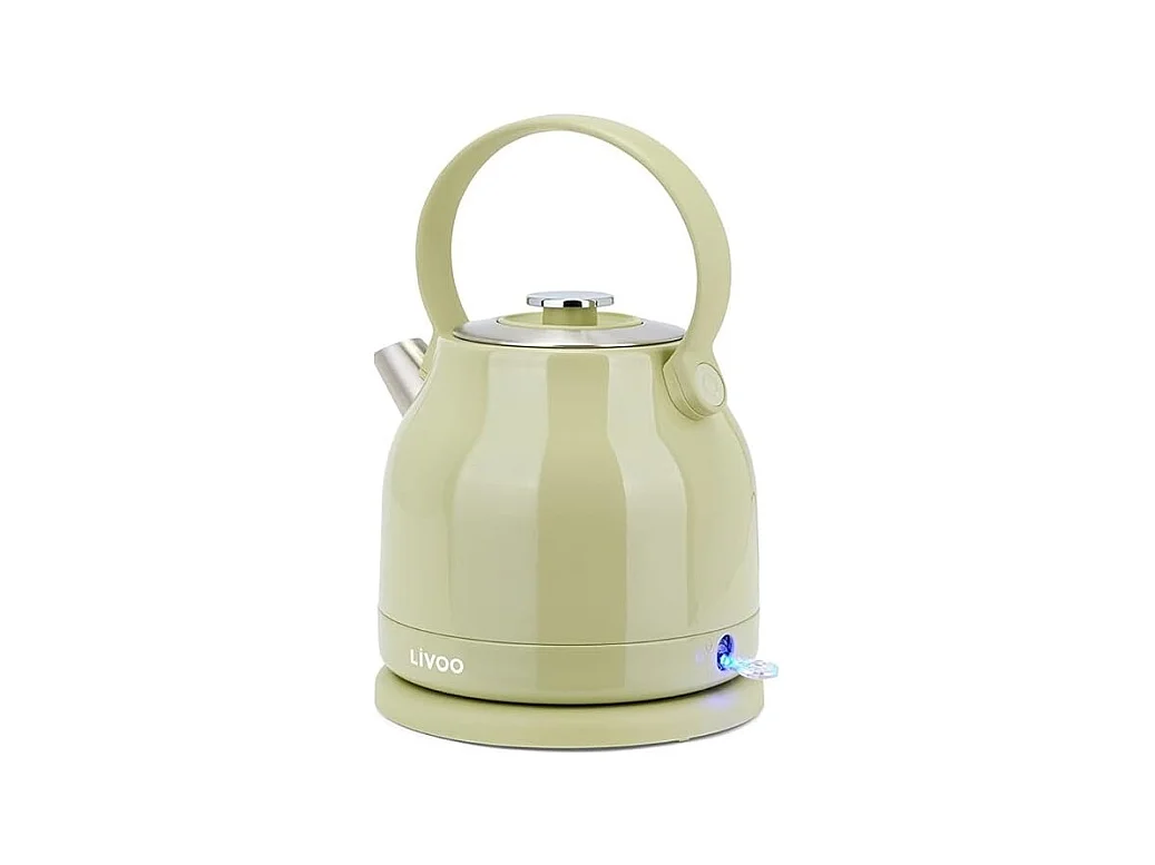 Livoo Bouilloire électrique 1.5l 2200w vert/gris - DOD202M