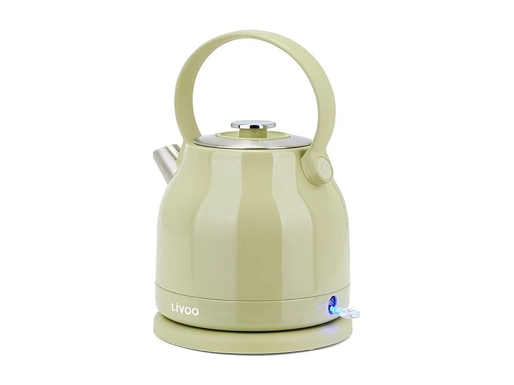 Livoo Bouilloire électrique 1.5l 2200w vert/gris - DOD202M