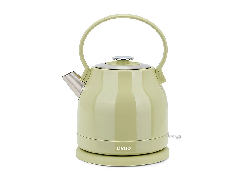 Livoo Bouilloire électrique 1.5l 2200w vert/gris - DOD202M
