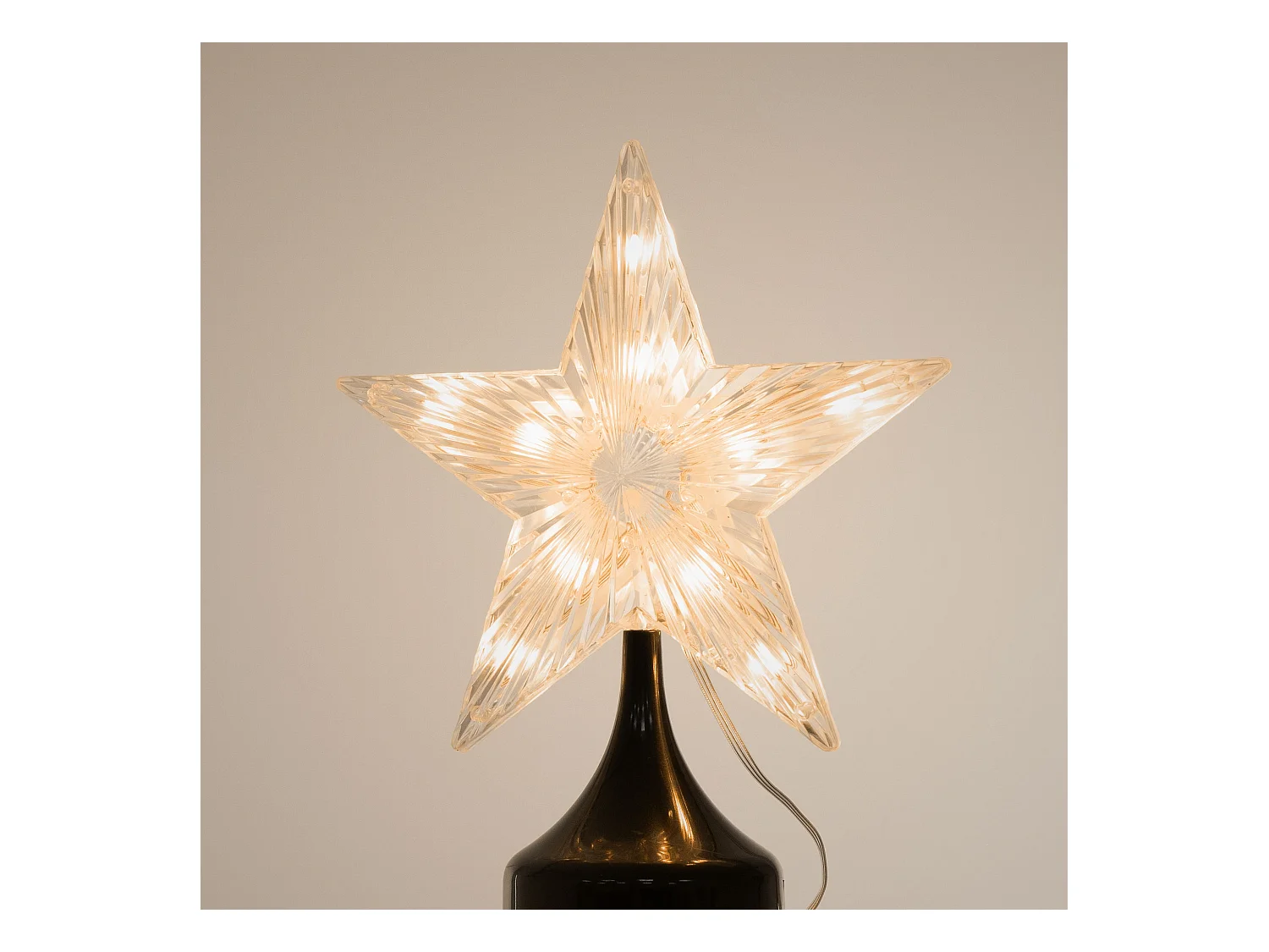 Sapin de noël extérieur 210cm éclairage à 370 LED blanc chaud dimmable structure décorative conique en métal avec minuterie 9 modes et télécommande