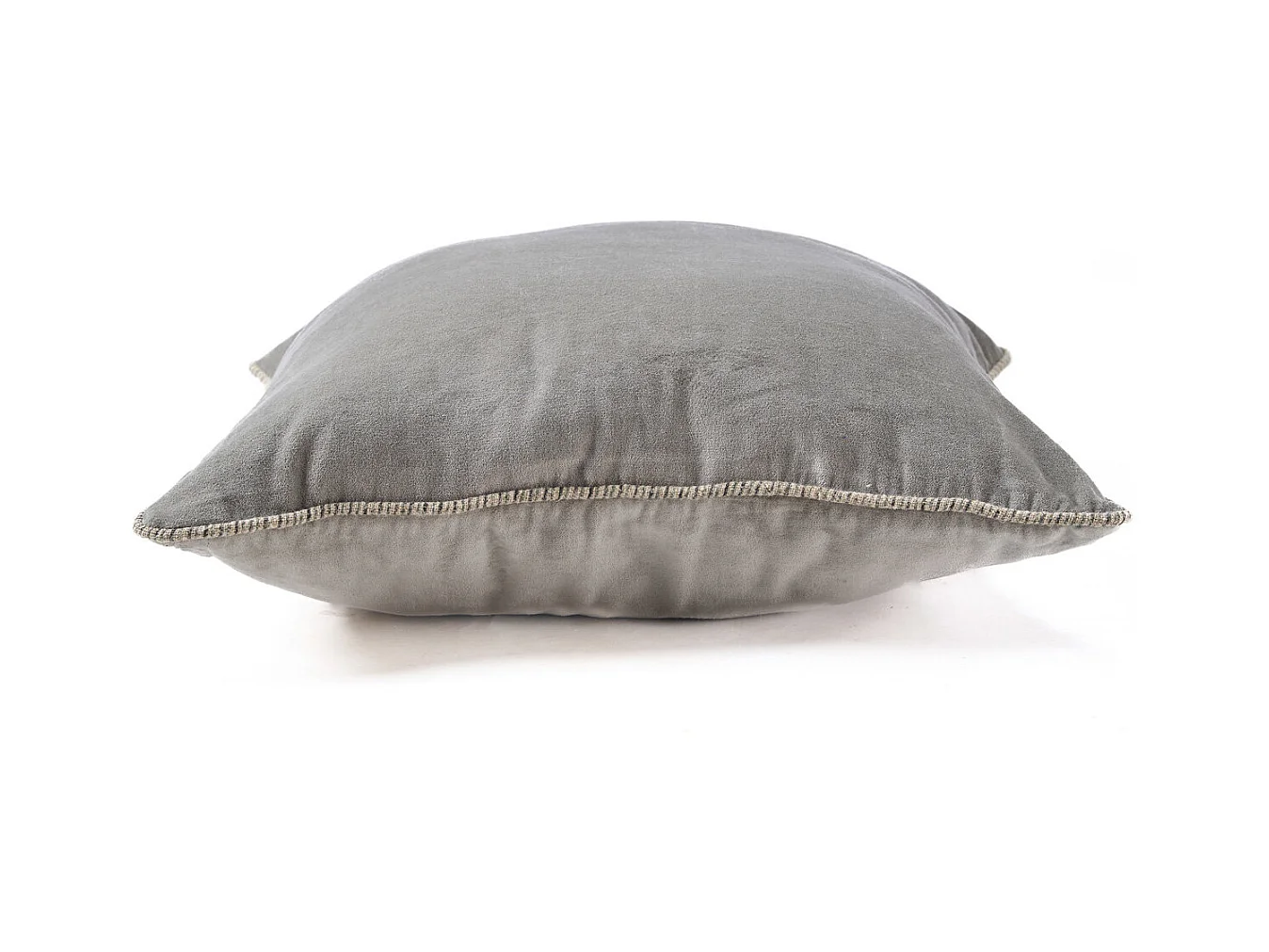 De Velvet Crush Kussensloop - Grijs - 50x50