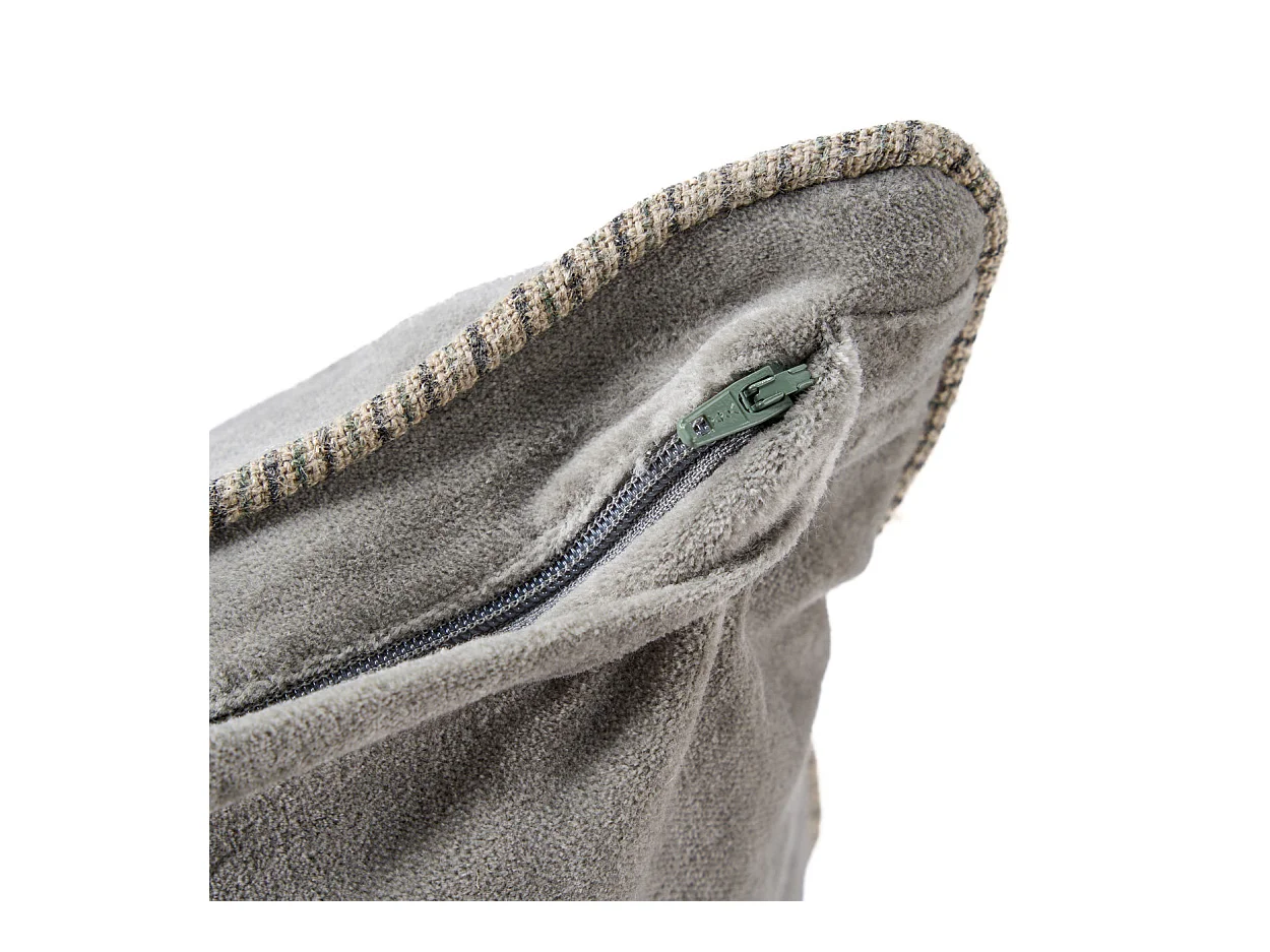 De Velvet Crush Kussensloop - Grijs - 50x50