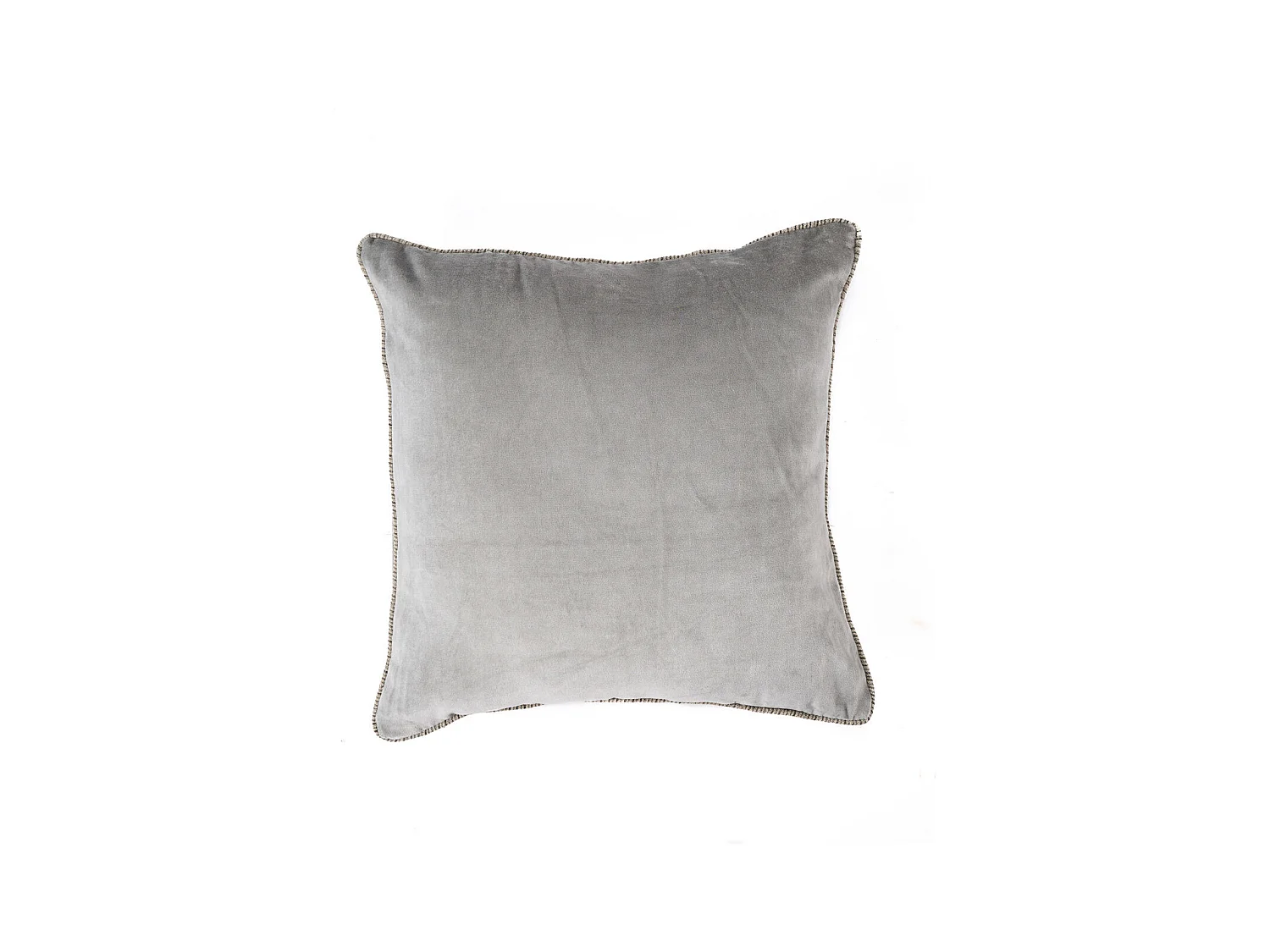 De Velvet Crush Kussensloop - Grijs - 50x50