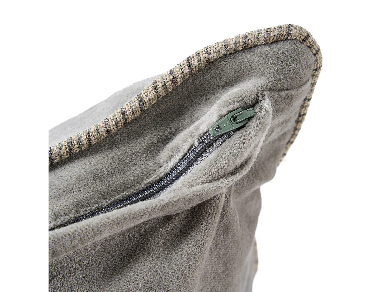 La Housse de Coussin Velvet Crush - Gris - 50x50