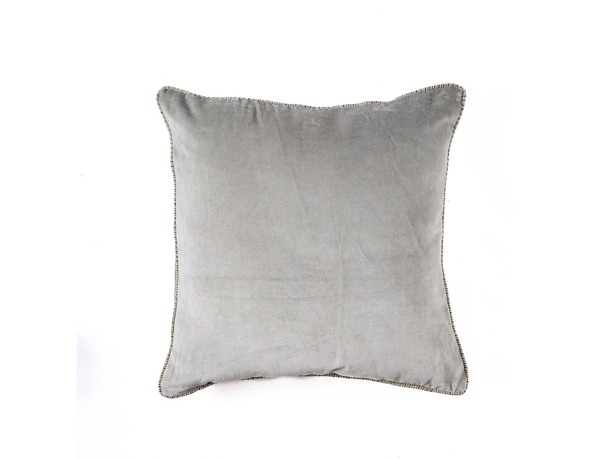La Housse de Coussin Velvet Crush - Gris - 50x50