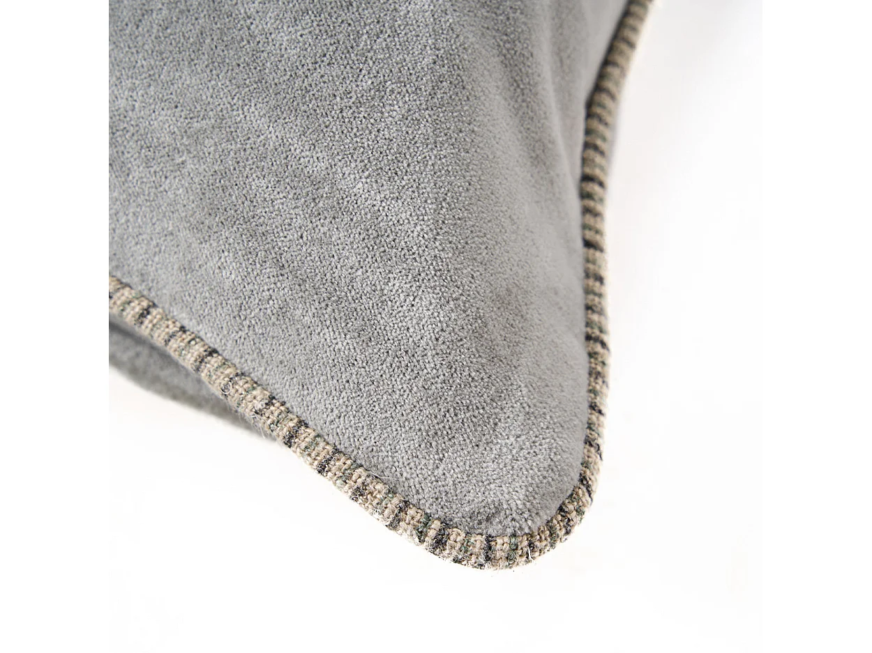 La Fodera per Cuscini Velvet Crush - Grigio - 50x50