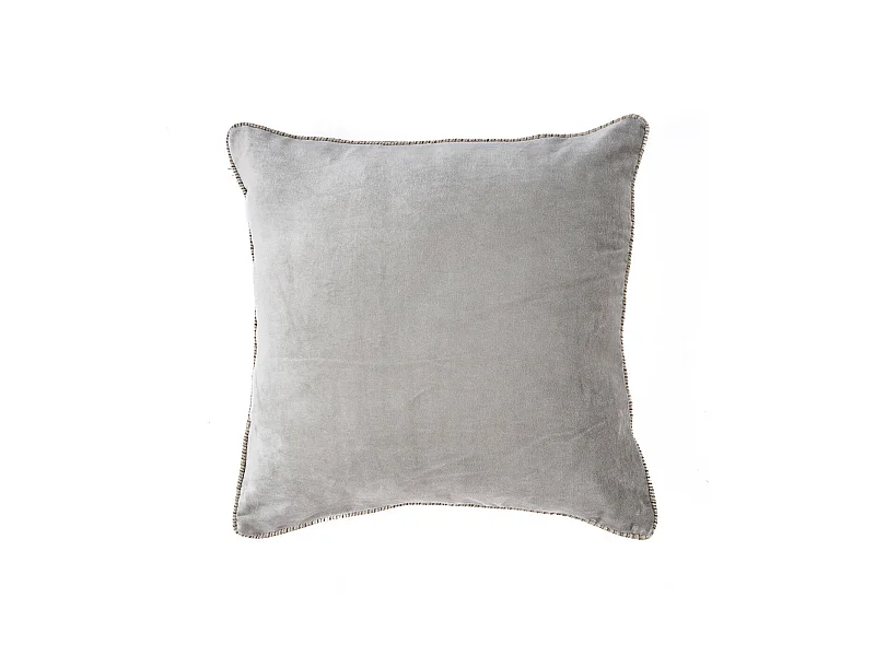 La Housse de Coussin Velvet Crush - Gris - 50x50
