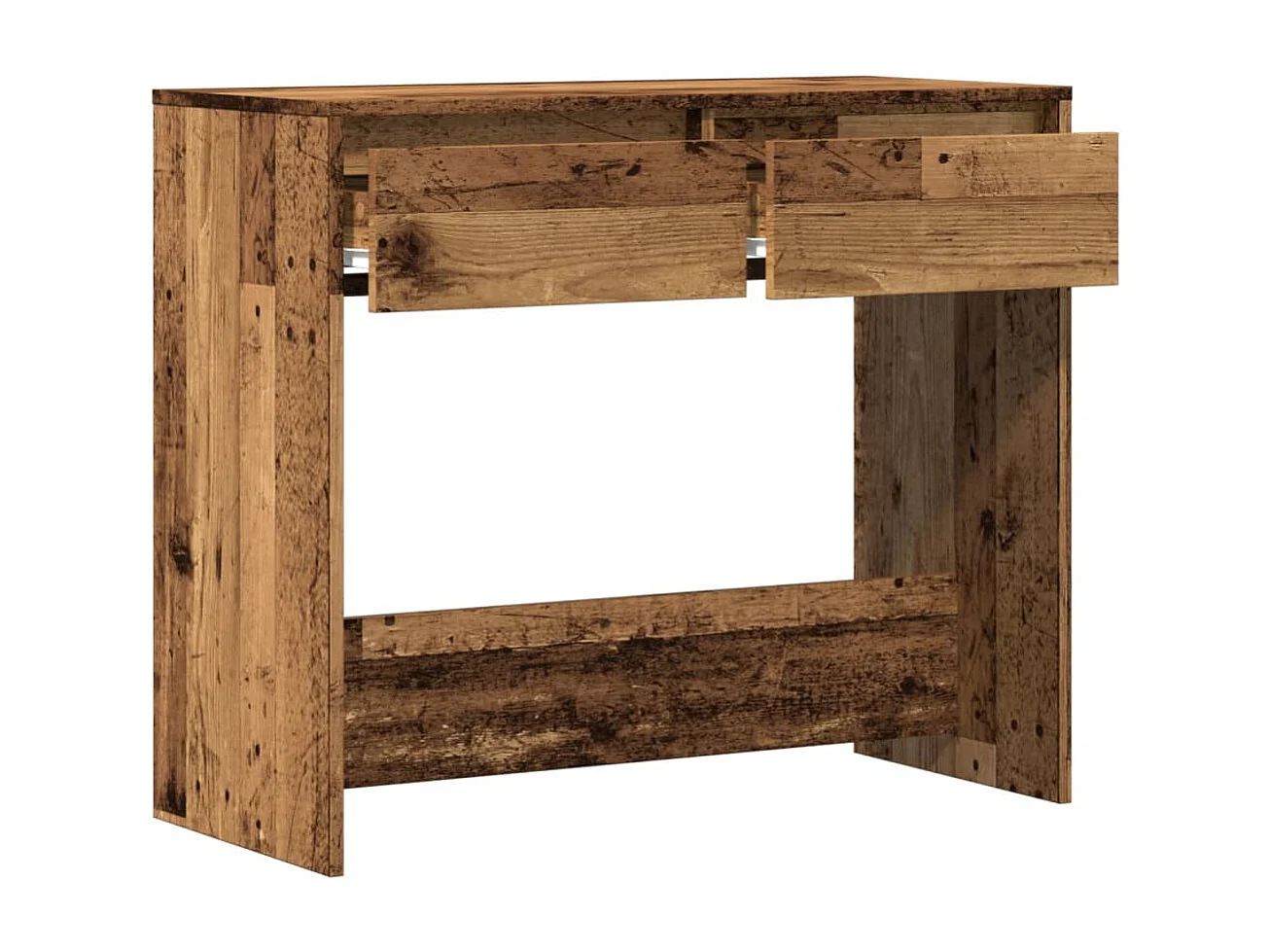 Table console vieux bois 89x41x76,5 cm bois d'ingénierie