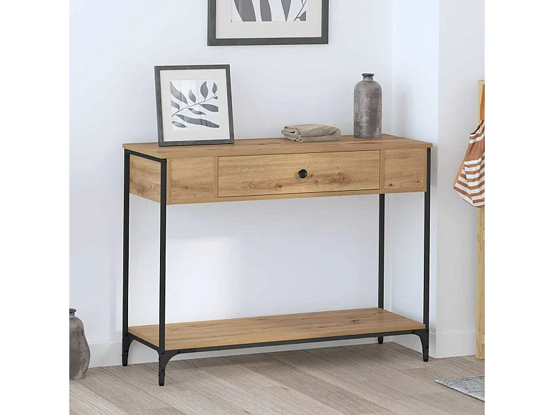 Mesa Consola Other Roble artisan 100 x 34.5 x 75 cm