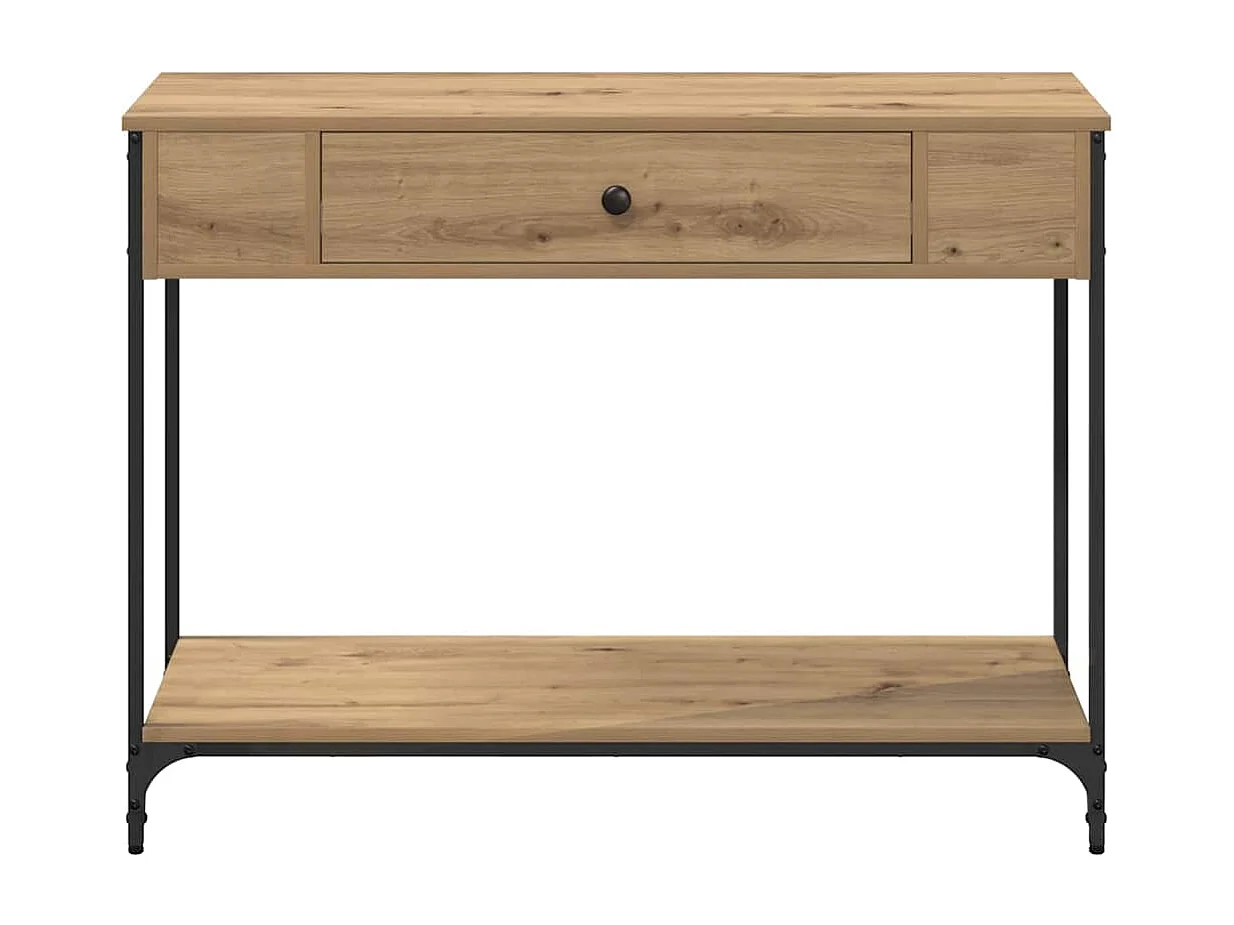 Table console Other chêne artisanal 100 x 34.5 x 75 cm