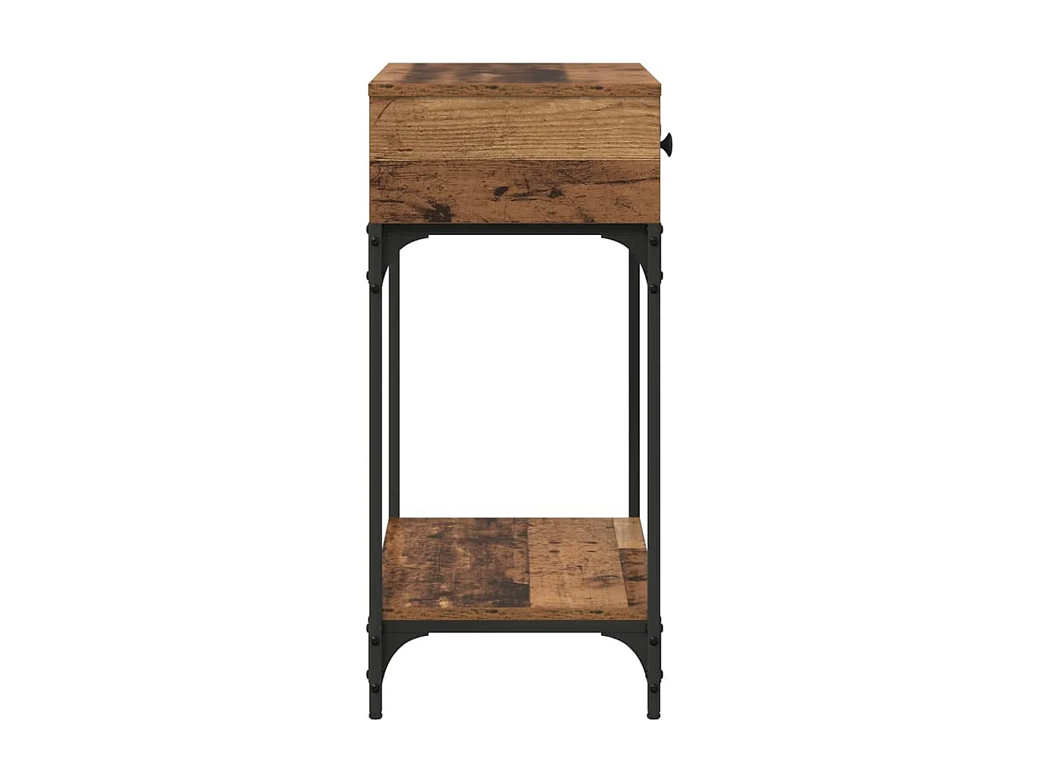 Table console Bois ancien 75 x 34,5 x 75 cm Bois d'ingénierie