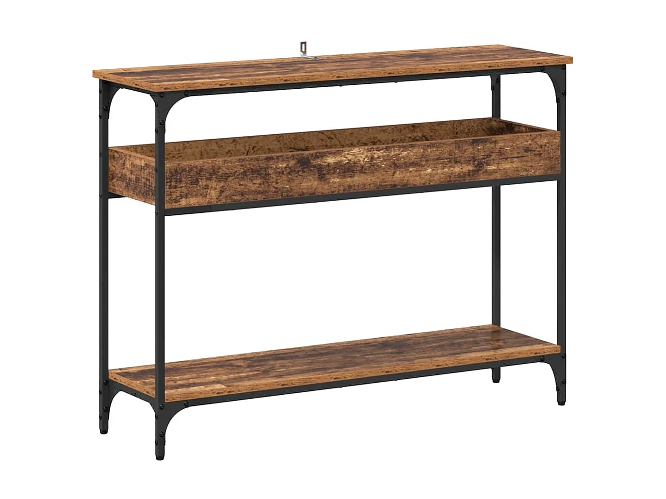 Mesa Consola Madera vieja 100 x 29 x 75 cm Madera contrachapada