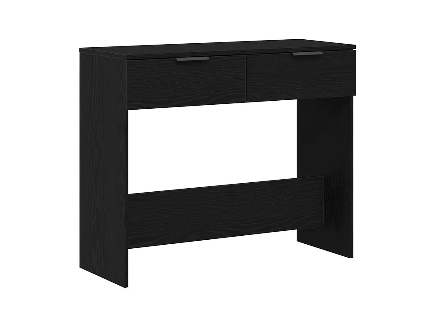 Aparador Carvalho preto 90 x 36 x 75 cm Madeira processada