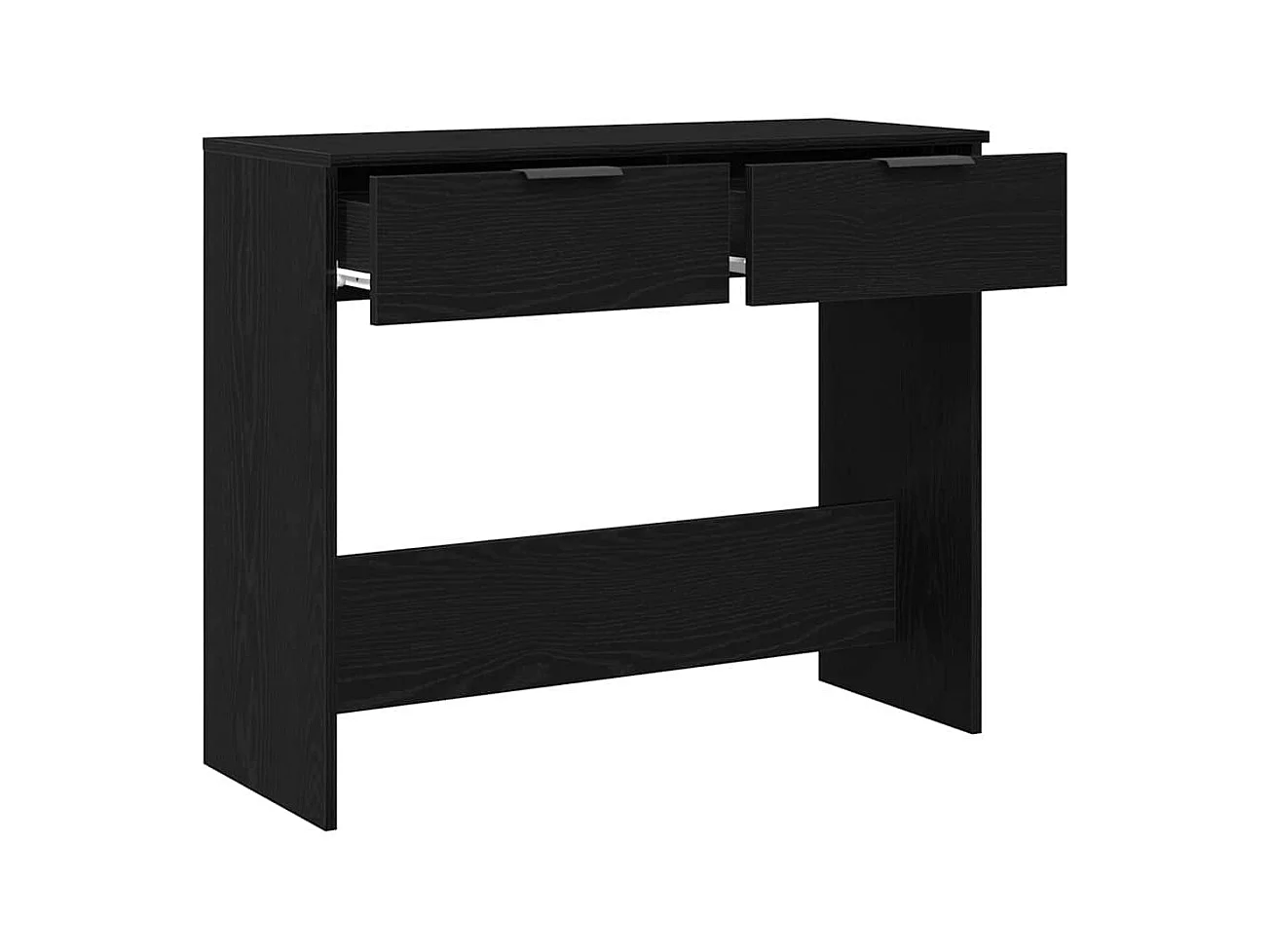 Aparador Carvalho preto 90 x 36 x 75 cm Madeira processada