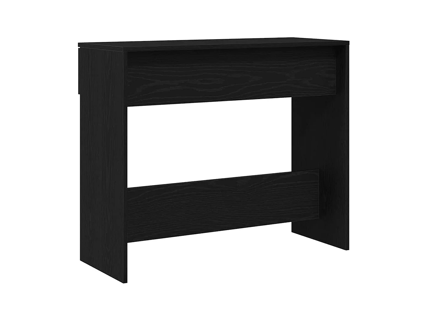Aparador Carvalho preto 90 x 36 x 75 cm Madeira processada