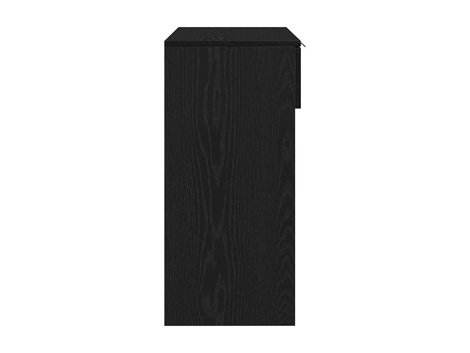 Mesa Consola Roble negro 90 x 36 x 75 cm Madera contrachapada