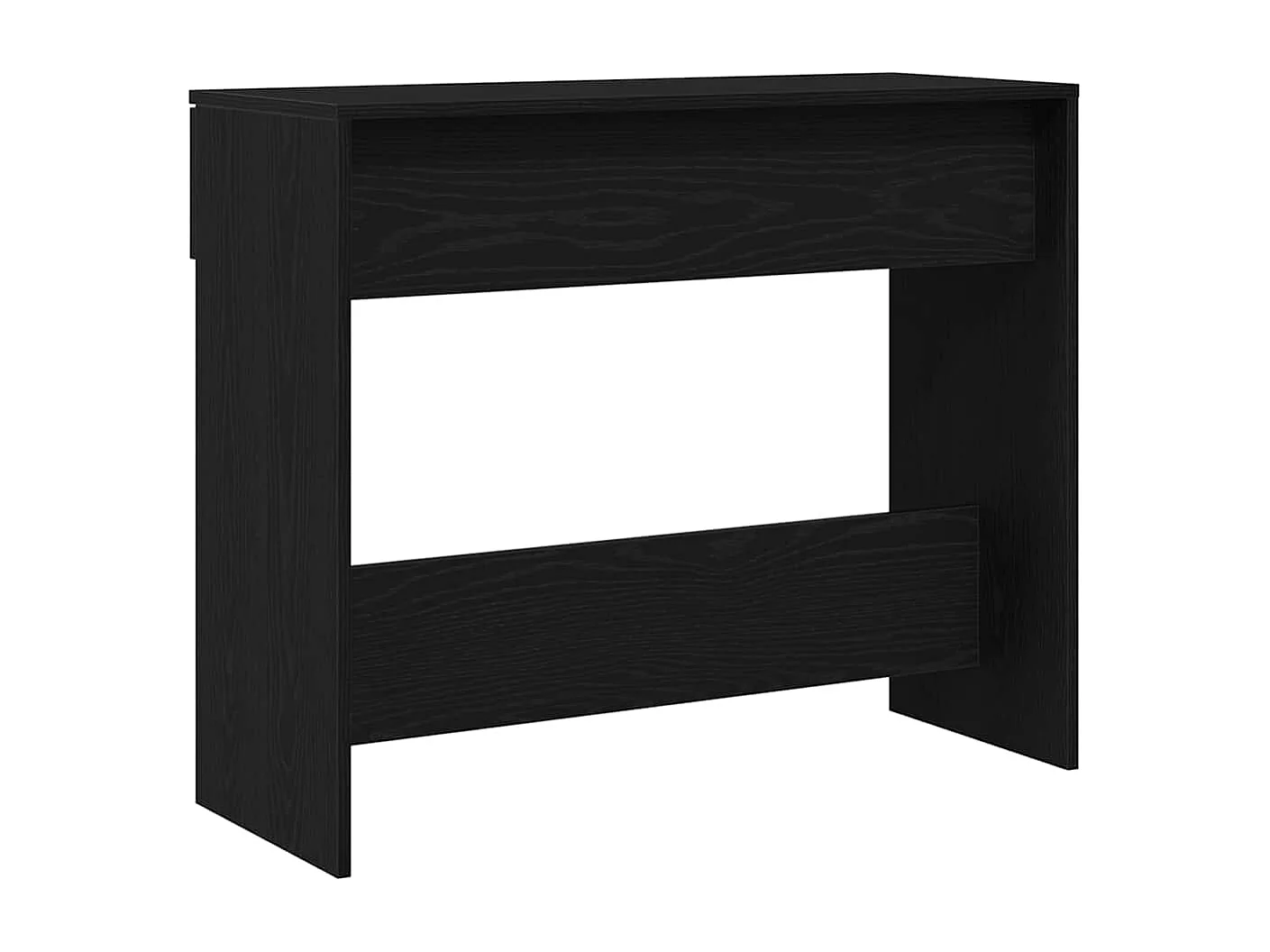 Mesa Consola Roble negro 90 x 36 x 75 cm Madera contrachapada