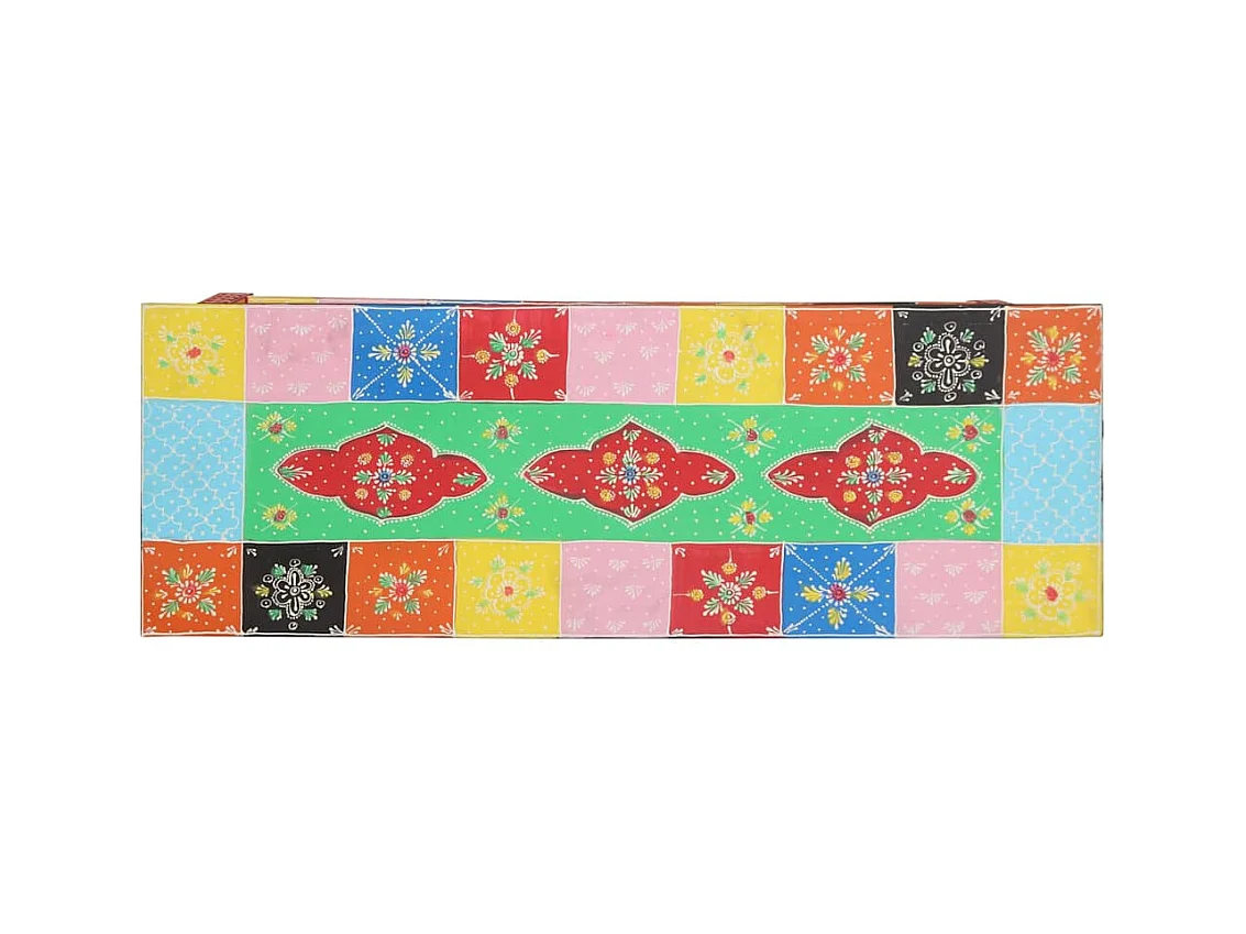 Mesa Consola Multicolor 100 x 30 x 75 cm Madera maciza de Mango