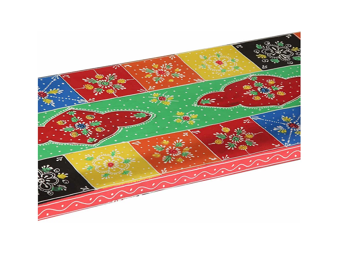 Mesa Consola Multicolor 100 x 30 x 75 cm Madera maciza de Mango