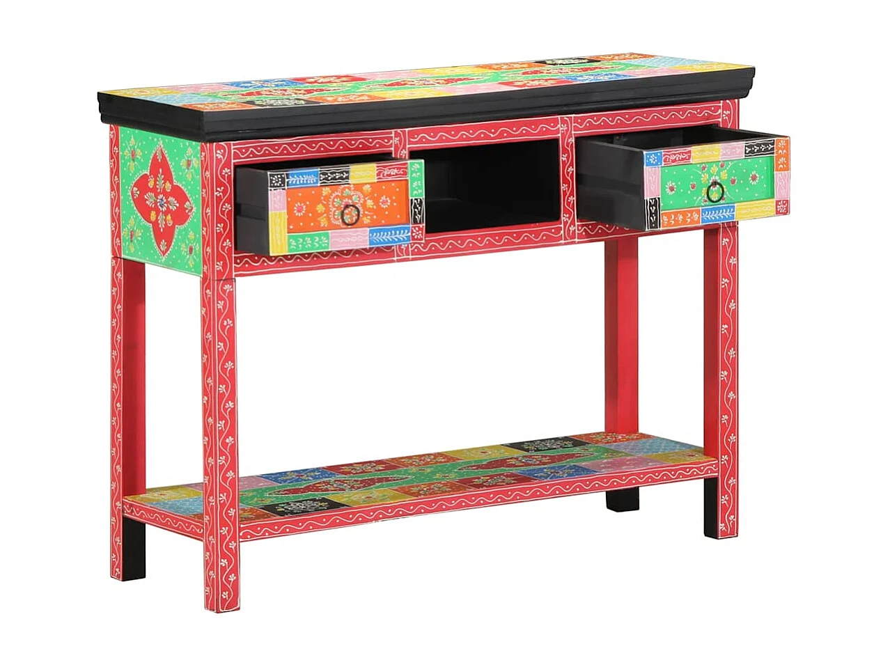 Table console avec tiroir Multicolore 100 x 30 x 75 cm