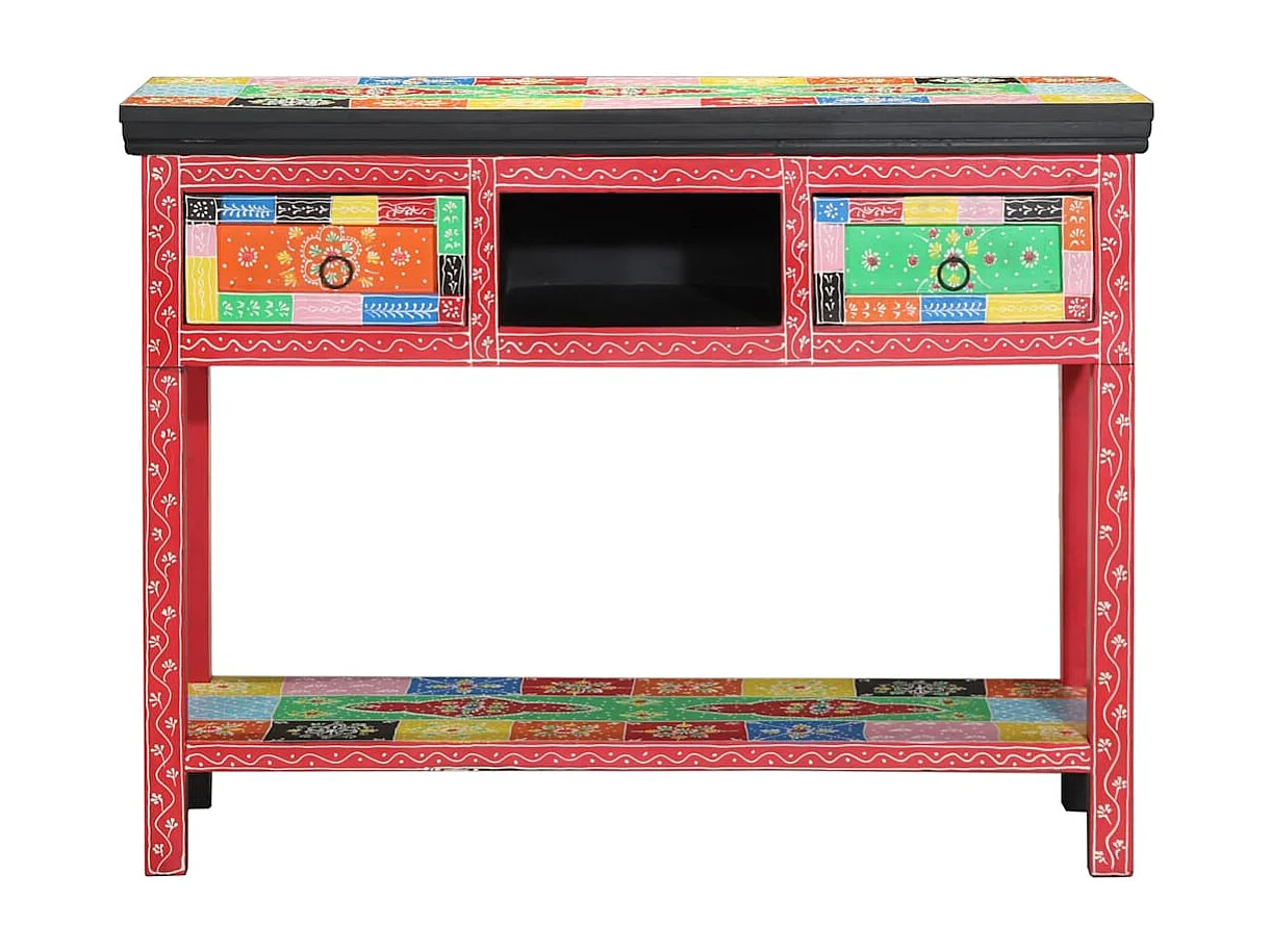 Table console avec tiroir Multicolore 100 x 30 x 75 cm