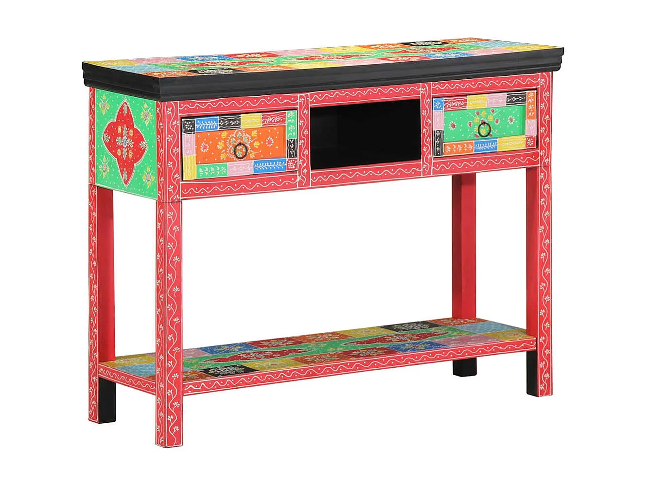 Table console avec tiroir Multicolore 100 x 30 x 75 cm