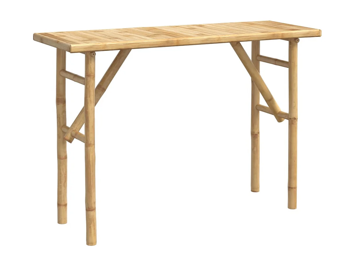 Table console 115x39x75 cm bambou