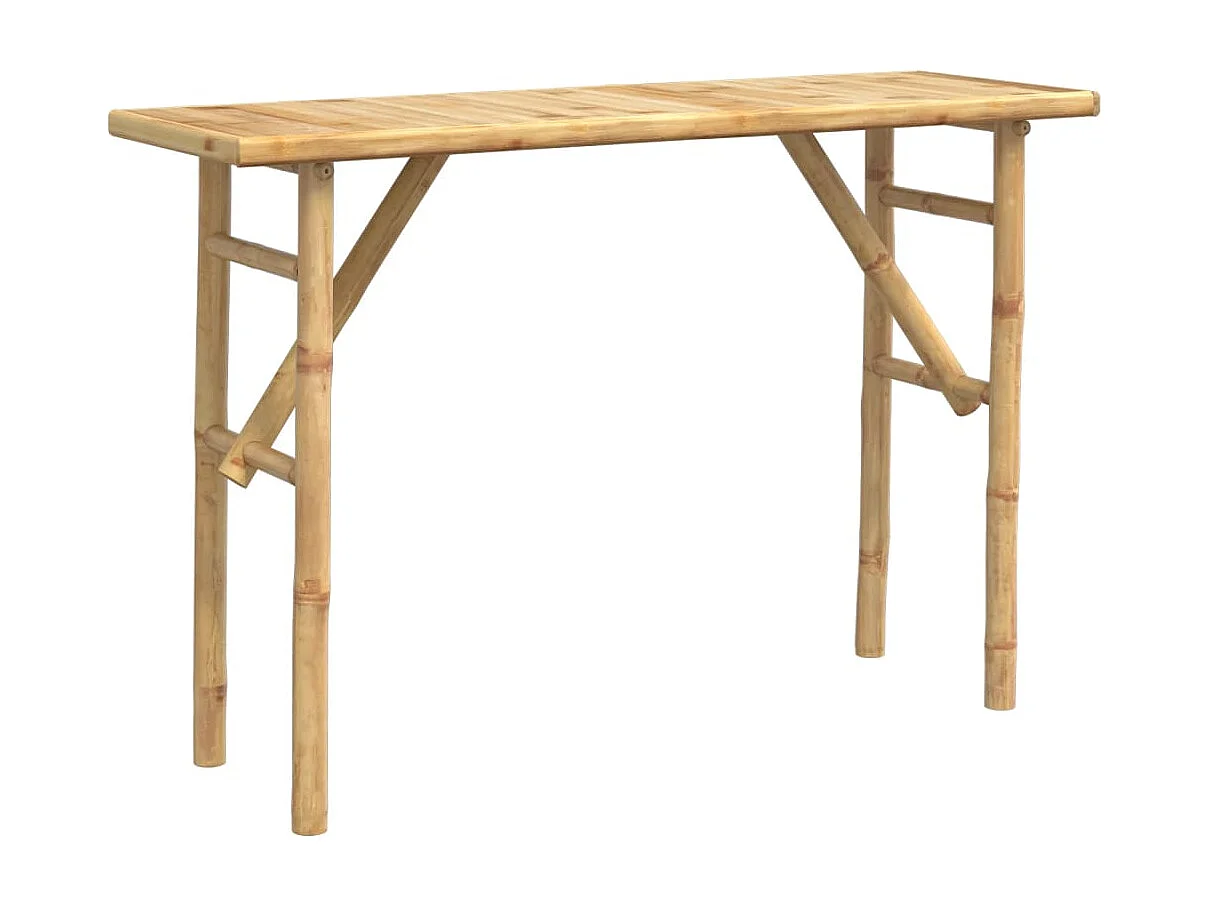 Table console 115x39x75 cm bambou