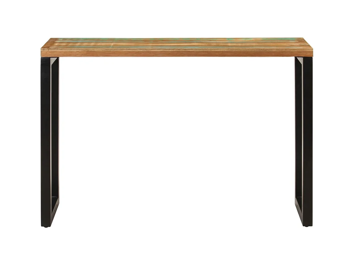Mesa consola madera maciza reciclada 110x35x75 cm