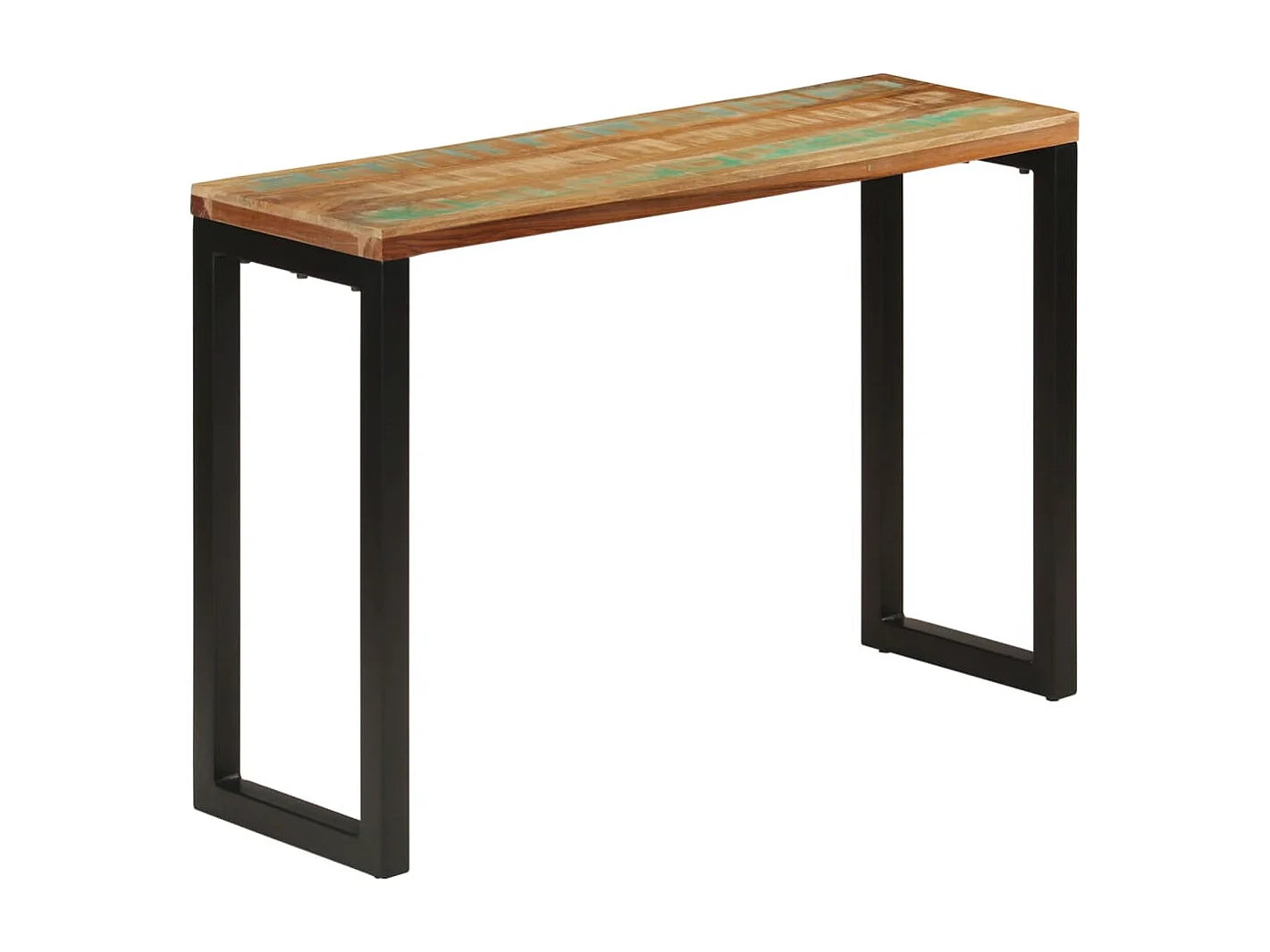 Wandtafel 110x35x75 cm massief gerecycled hout