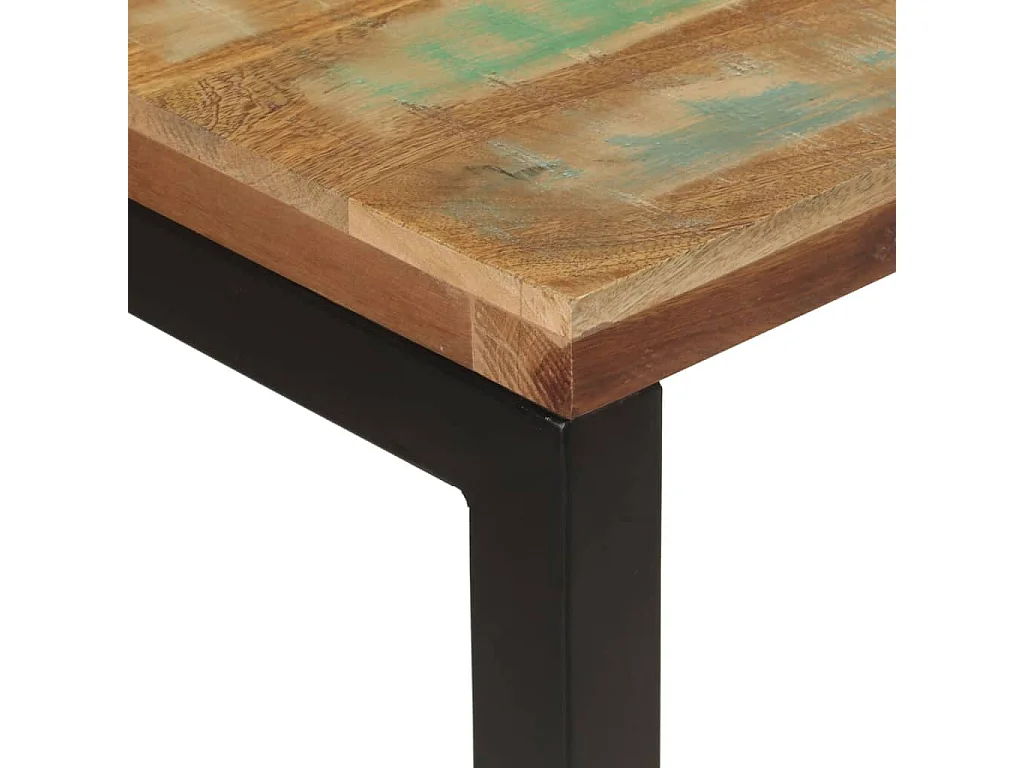 Wandtafel 110x35x75 cm massief gerecycled hout