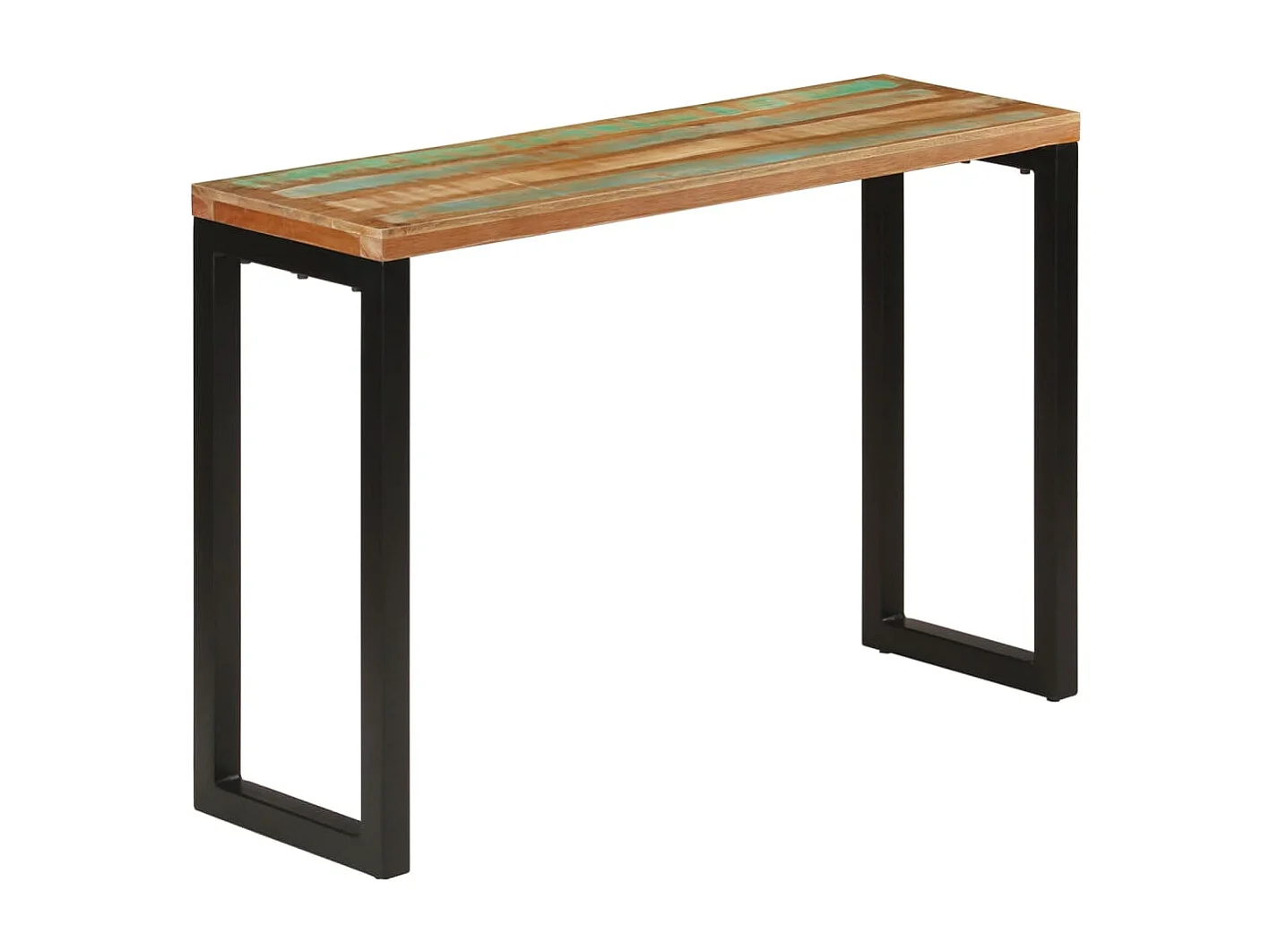 Wandtafel 110x35x75 cm massief gerecycled hout