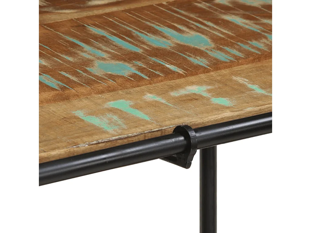 Table console 110x42x76 cm bois massif de récupération