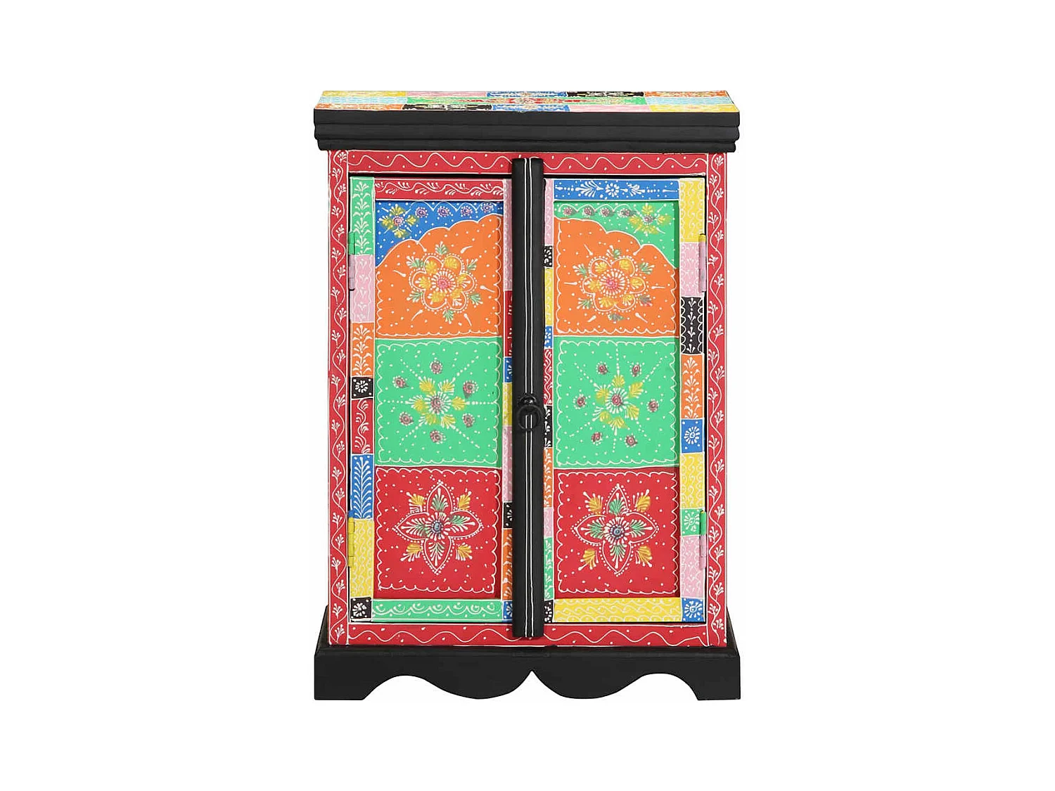 Mesa Consola Multicolor 50 x 30 x 75 cm Madera maciza de Mango