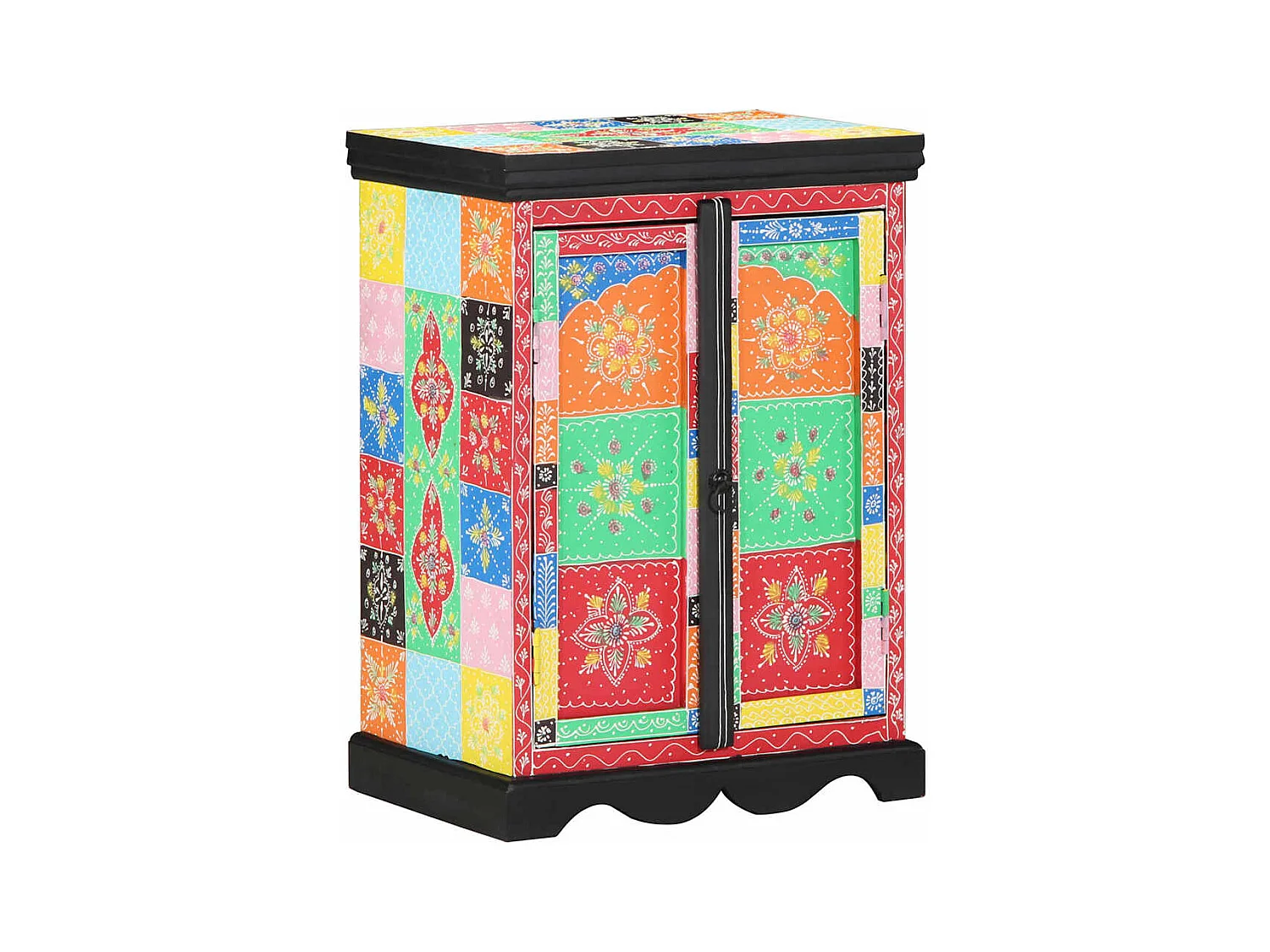 Mesa Consola Multicolor 50 x 30 x 75 cm Madera maciza de Mango