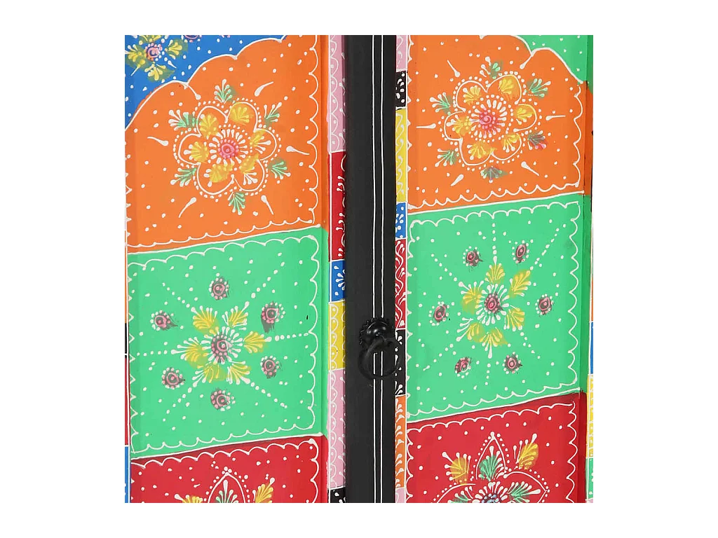 Mesa Consola Multicolor 50 x 30 x 75 cm Madera maciza de Mango