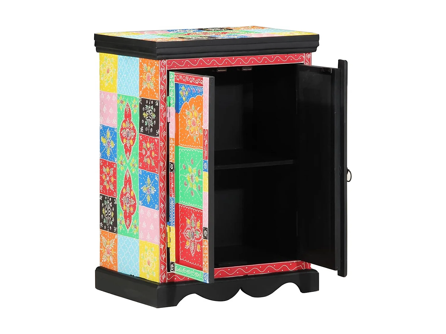 Table console avec stockage Multicolore 50 x 30 x 75 cm