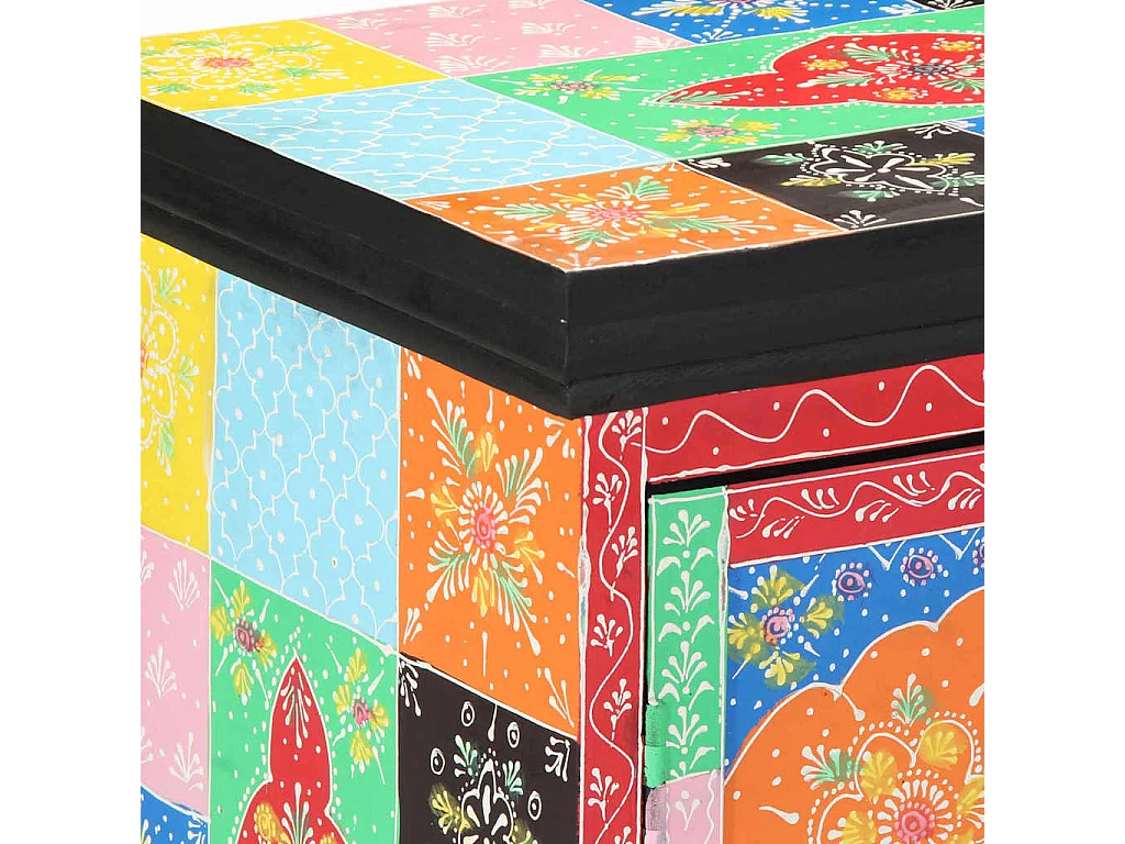 Table console avec stockage Multicolore 50 x 30 x 75 cm