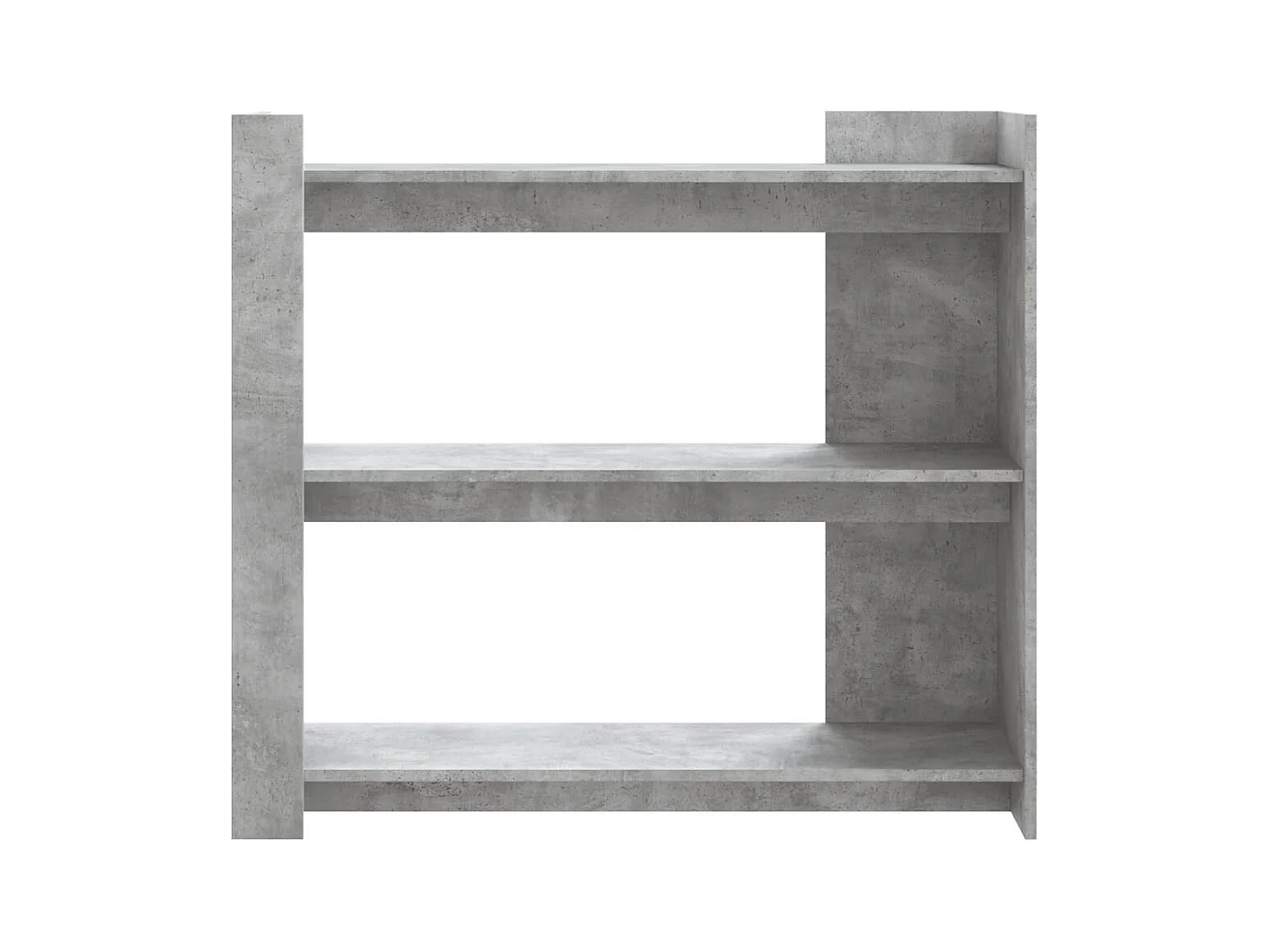 Mesa consola 100x35x90 cm derivados de madeira cinzento cimento