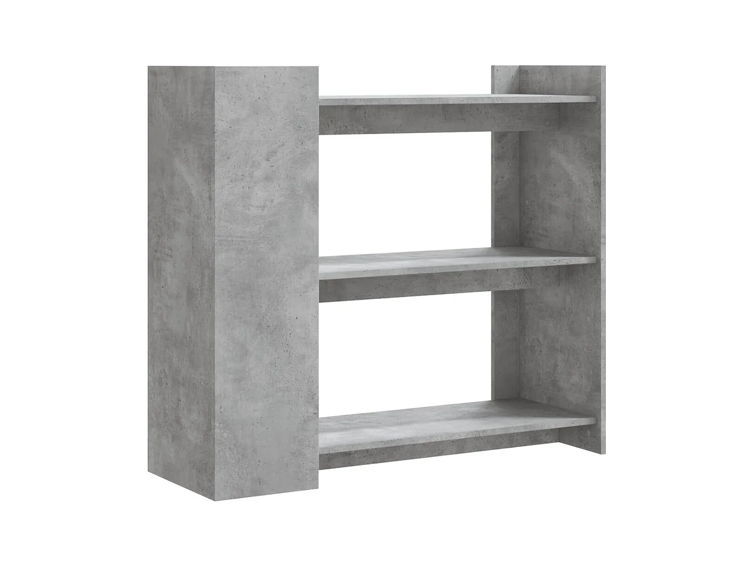 Mesa consola 100x35x90 cm derivados de madeira cinzento cimento