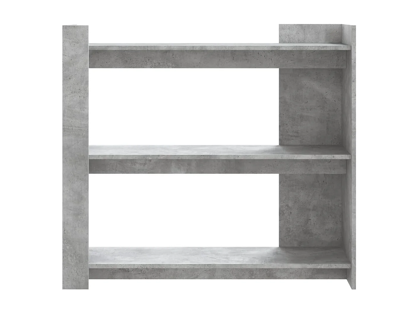 Table console gris béton 100x35x90 cm bois d'ingénierie