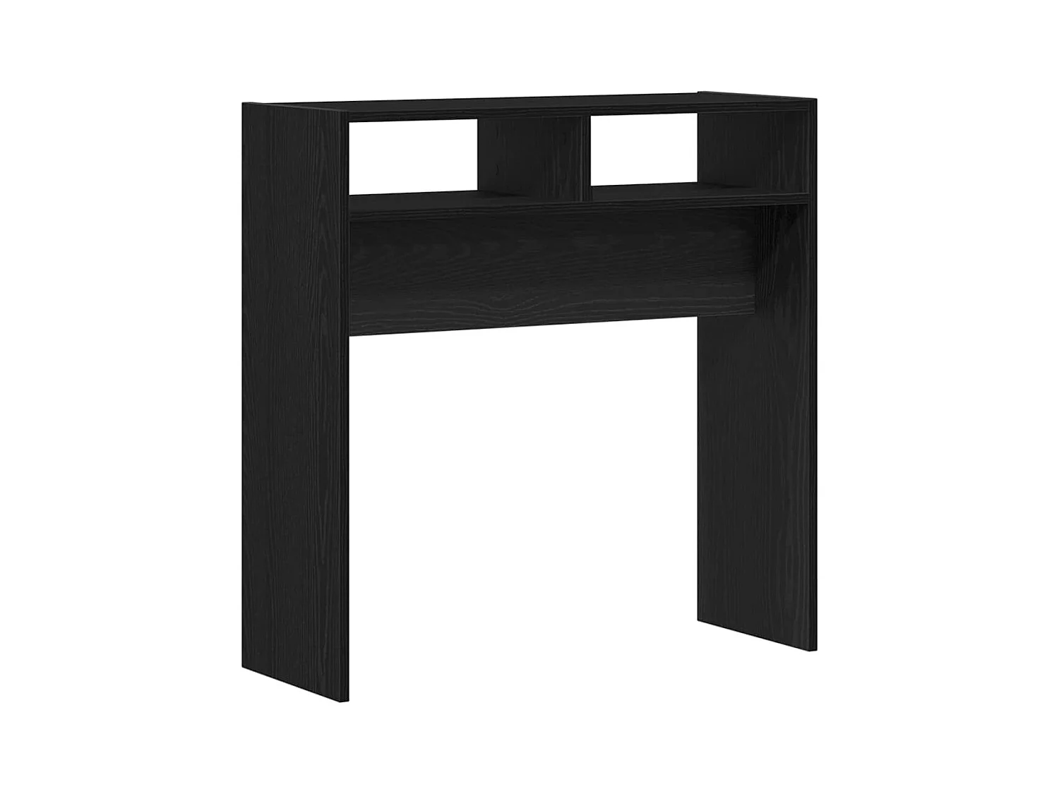 Mesa Consola Roble negro 78 x 30 x 80 cm Madera contrachapada