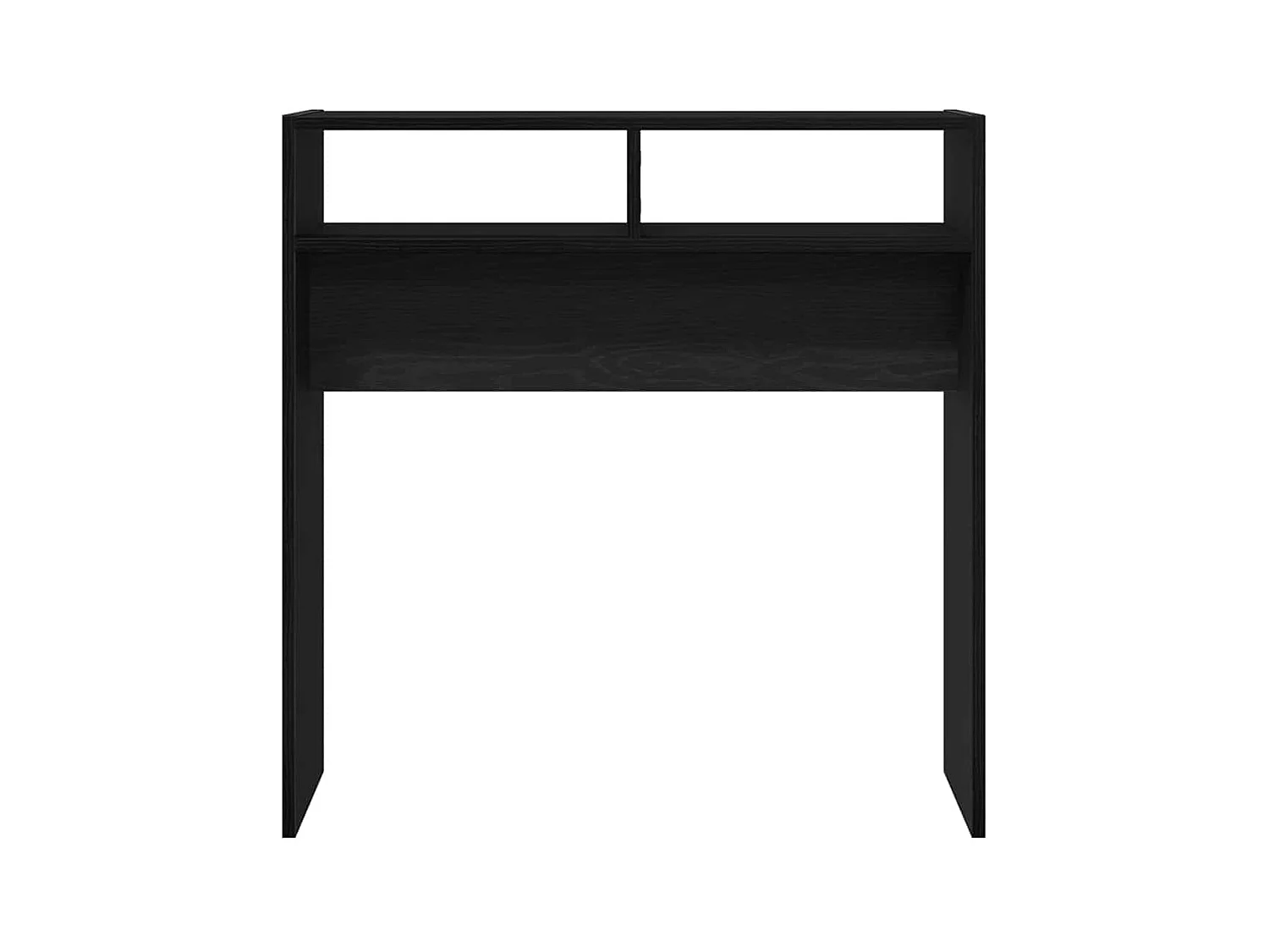 Mesa Consola Roble negro 78 x 30 x 80 cm Madera contrachapada