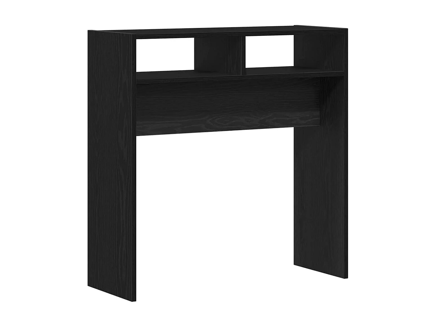 Mesa Consola Roble negro 78 x 30 x 80 cm Madera contrachapada
