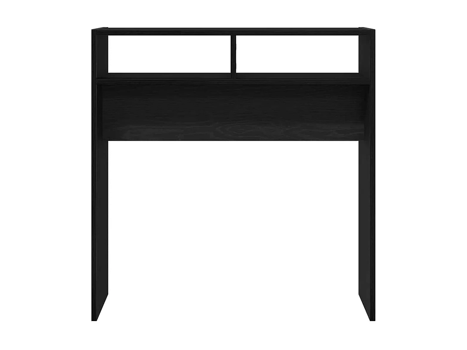 Mesa Consola Roble negro 78 x 30 x 80 cm Madera contrachapada