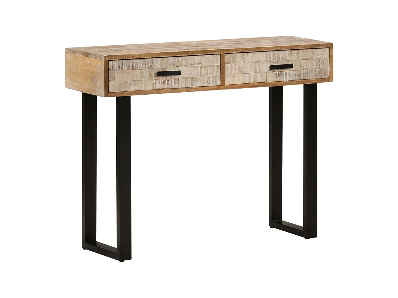 Table console 100x30x75 cm Bois de manguier massif