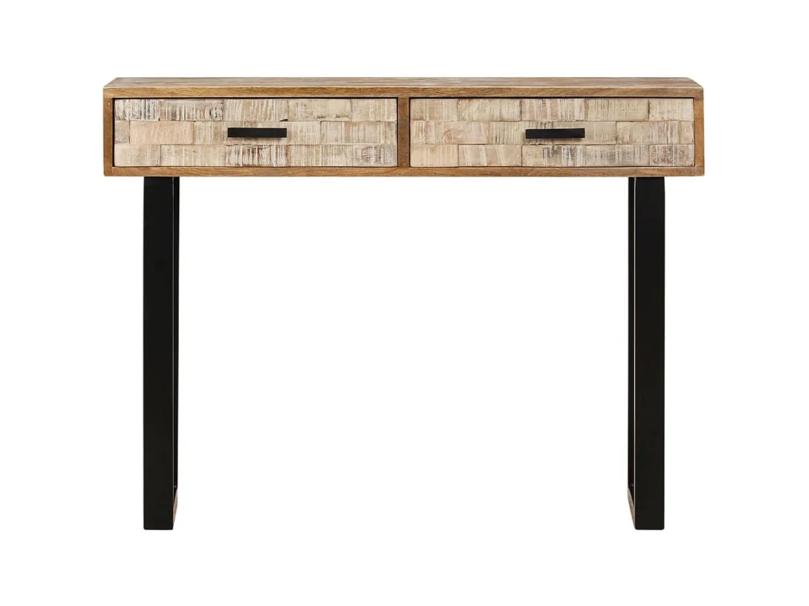 Table console 100x30x75 cm Bois de manguier massif