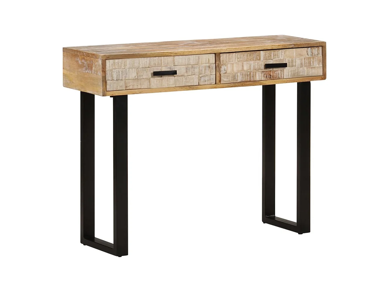 Table console 100x30x75 cm Bois de manguier massif